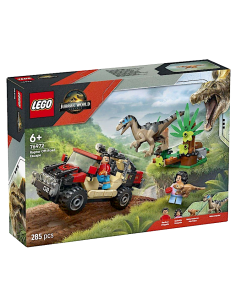 JURASSIC WORLD 76972 FUGA DAL RAPTOR SUL FUORISTRADA