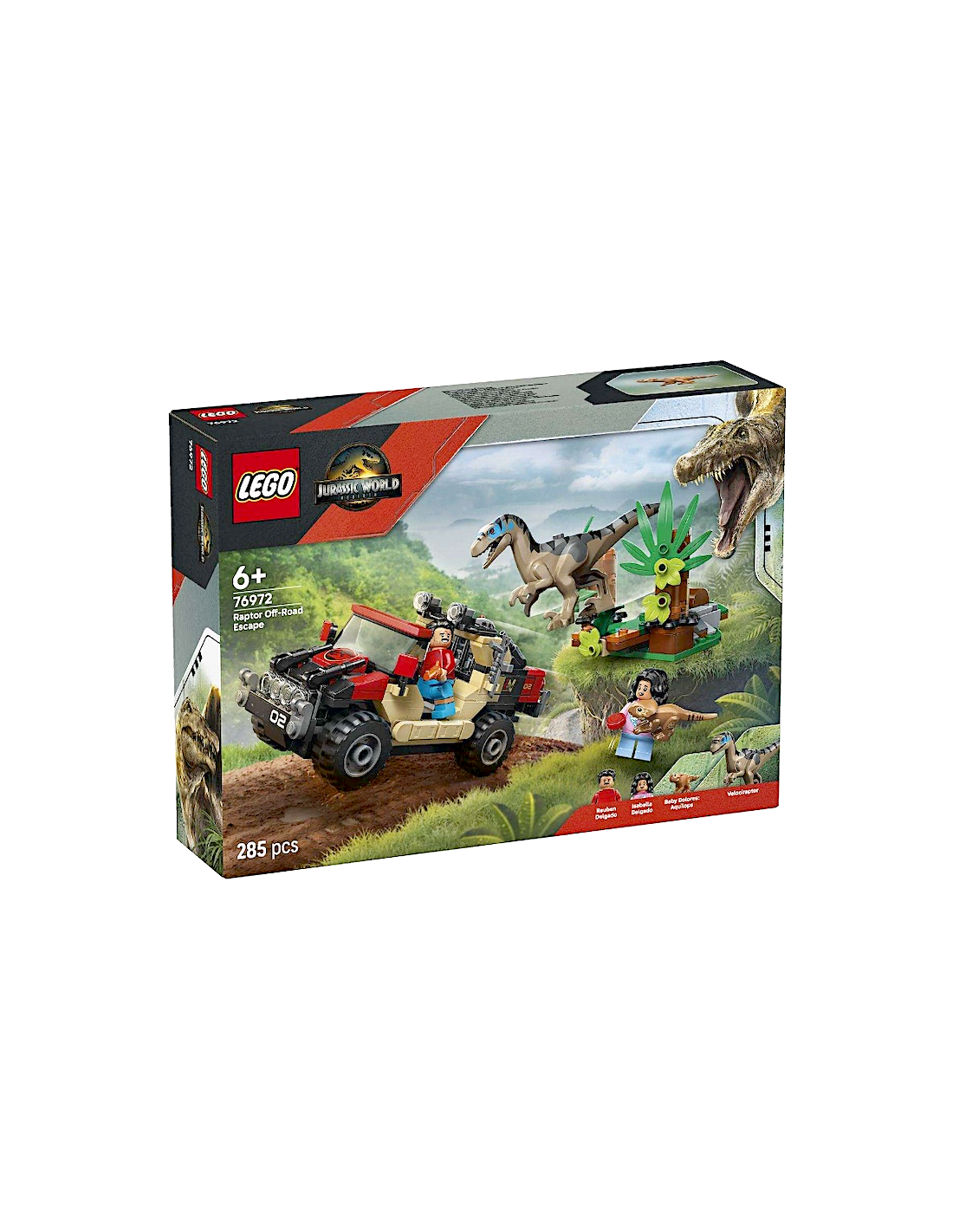 LEGO Jurassic World 76972 Fuga dal Raptor sul Fuoristrada | shopincasa.it