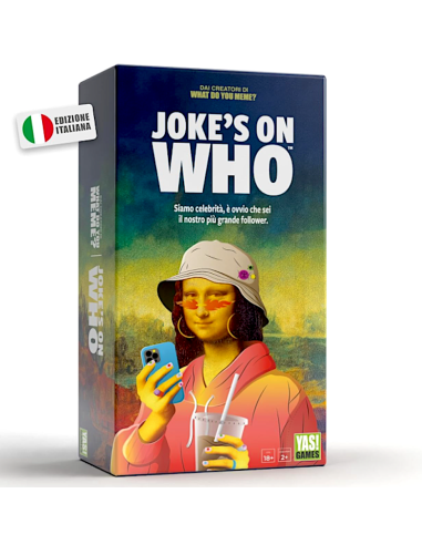 GIOCHI DI SOCIETA'E PUZZLE: vendita online Joke’s On Who – Gioco da Tavolo Party Indovina il Personaggio in Stile Social in o...