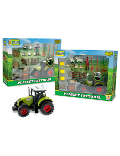 LINEA VERDE PLAYSET FATTORIA 19PZ CON TRATTORE | Shop in Casa