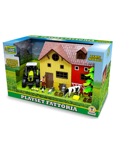 LINEA VERDE - PLAYSET FATTORIA CON TRATTORE E ACCESSORI