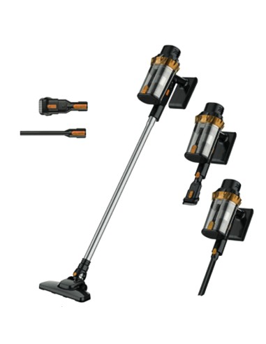 ASPIRAPOLVERE E SCOPE: vendita online DCG BS3077 Scopa elettrica 600W, 2in1, contenitore 1000 ml, aspirapolvere portatile, sp...