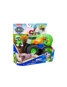 GIOCATTOLO PUBBLICIZZATO: vendita online Paw Patrol Rescue Wheels Rocky Veicolo riciclaggio con Lanciamissili – Spin Master i...