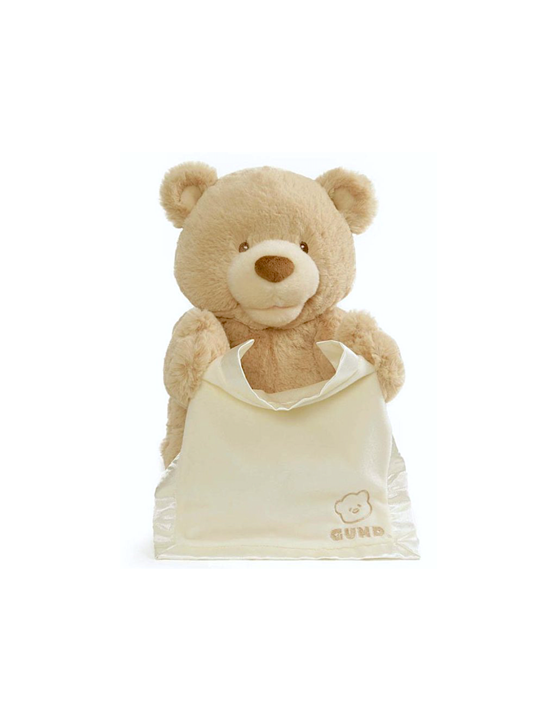 PELUCHE: vendita online Gund Momo Orsetto Interattivo Parlante 30 cm – Peluche Cucù in Bianco in offerta