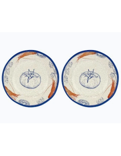 MELAMINA: vendita online Set 2, Piatti Fondi, Ocean Life, Melamina, Diametro 19 cm in offerta