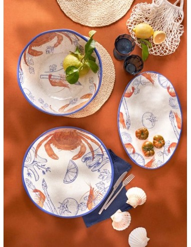 MELAMINA: vendita online Insalatiera, Ocean Life, Melamina, Diametro 36 cm in offerta