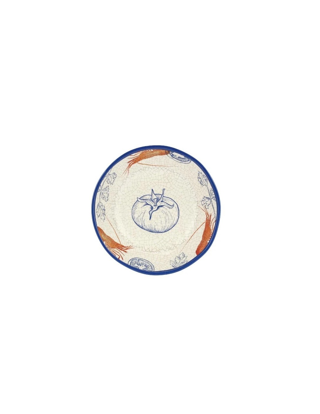 MELAMINA: vendita online Set 2, Piatti Fondi, Ocean Life, Melamina, Diametro 19 cm in offerta