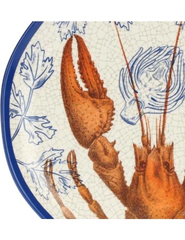 MELAMINA: vendita online Set, 2, Piatti Piani, Ocean Life, Melamina, Diametro 27 cm in offerta