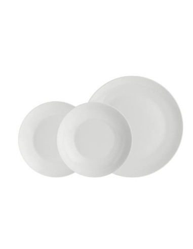 SERVIZI TAVOLA: vendita online Set Tavola Essenziale 12 pezzi Coup - La Porcellana Bianca, Eleganza Minimal in offerta