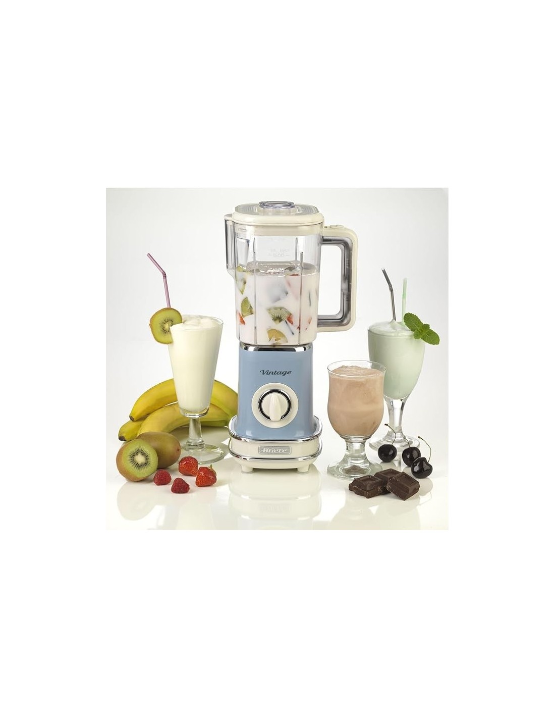 FRULLATORI E TRITATUTTO: vendita online Ariete 568 Frullatore, 1,5 Litri, 500 Watt, 2 Velocità + Pulse, Tazza Graduata, Linea...