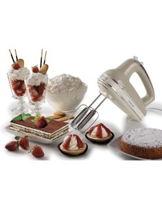 SBATTITORI: vendita online Ariete 1548 Sbattitore Vintage, 450W, 5 Velocità + Turbo, 2 Fruste Inox, Beige in offerta