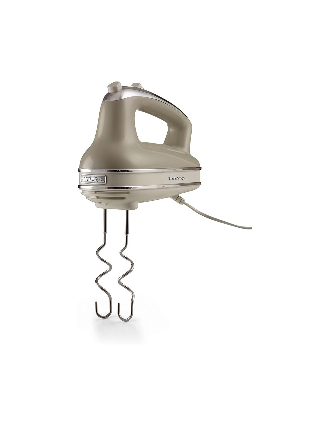 SBATTITORI: vendita online Ariete 1548 Sbattitore Vintage, 450W, 5 Velocità + Turbo, 2 Fruste Inox, Beige in offerta