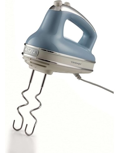 SBATTITORI: vendita online Ariete 1548 Sbattitore Vintage, 450W, 5 Velocità + Turbo, 2 Fruste Inox, Celeste in offerta