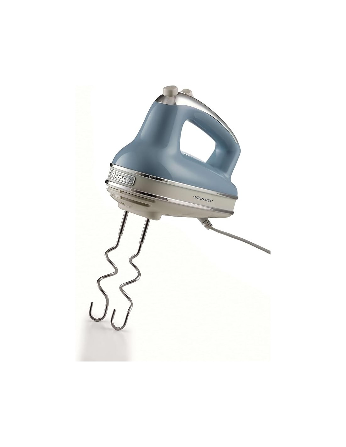 SBATTITORI: vendita online Ariete 1548 Sbattitore Vintage, 450W, 5 Velocità + Turbo, 2 Fruste Inox, Celeste in offerta