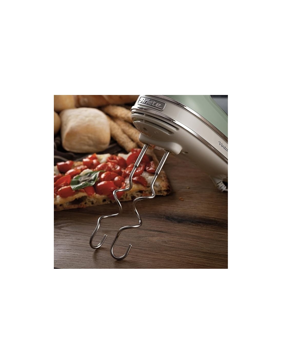 SBATTITORI: vendita online Ariete 1548 Sbattitore Vintage, 450W, 5 Velocità + Turbo, 2 Fruste Inox, Verde in offerta