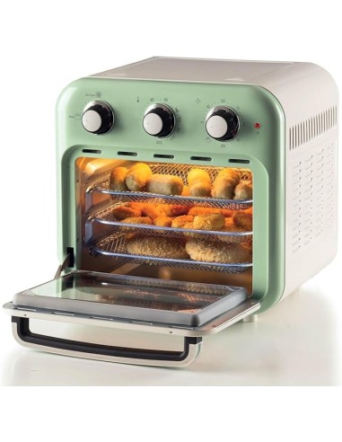 FORNI E MICROONDE: vendita online Ariete 4632 Friggitrice ad Aria e Forno, 2in1, 1400W, 16 Litri, Timer 60 Min, Accessori Ino...