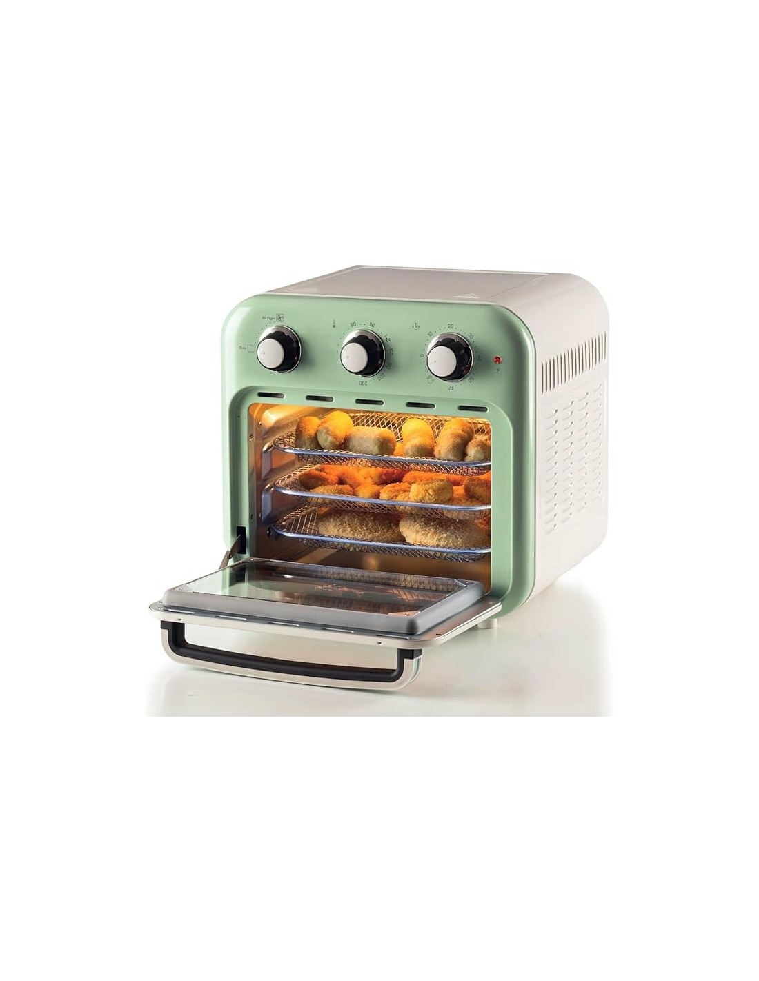 FORNI E MICROONDE: vendita online Ariete 4632 Friggitrice ad Aria e Forno, 2in1, 1400W, 16 Litri, Timer 60 Min, Accessori Ino...
