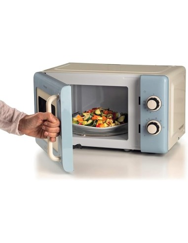 FORNI E MICROONDE: vendita online Ariete 3960 Forno a Microonde Vintage, 800W, 20 Litri, 6 Livelli, Timer 30 Min, Celeste in ...