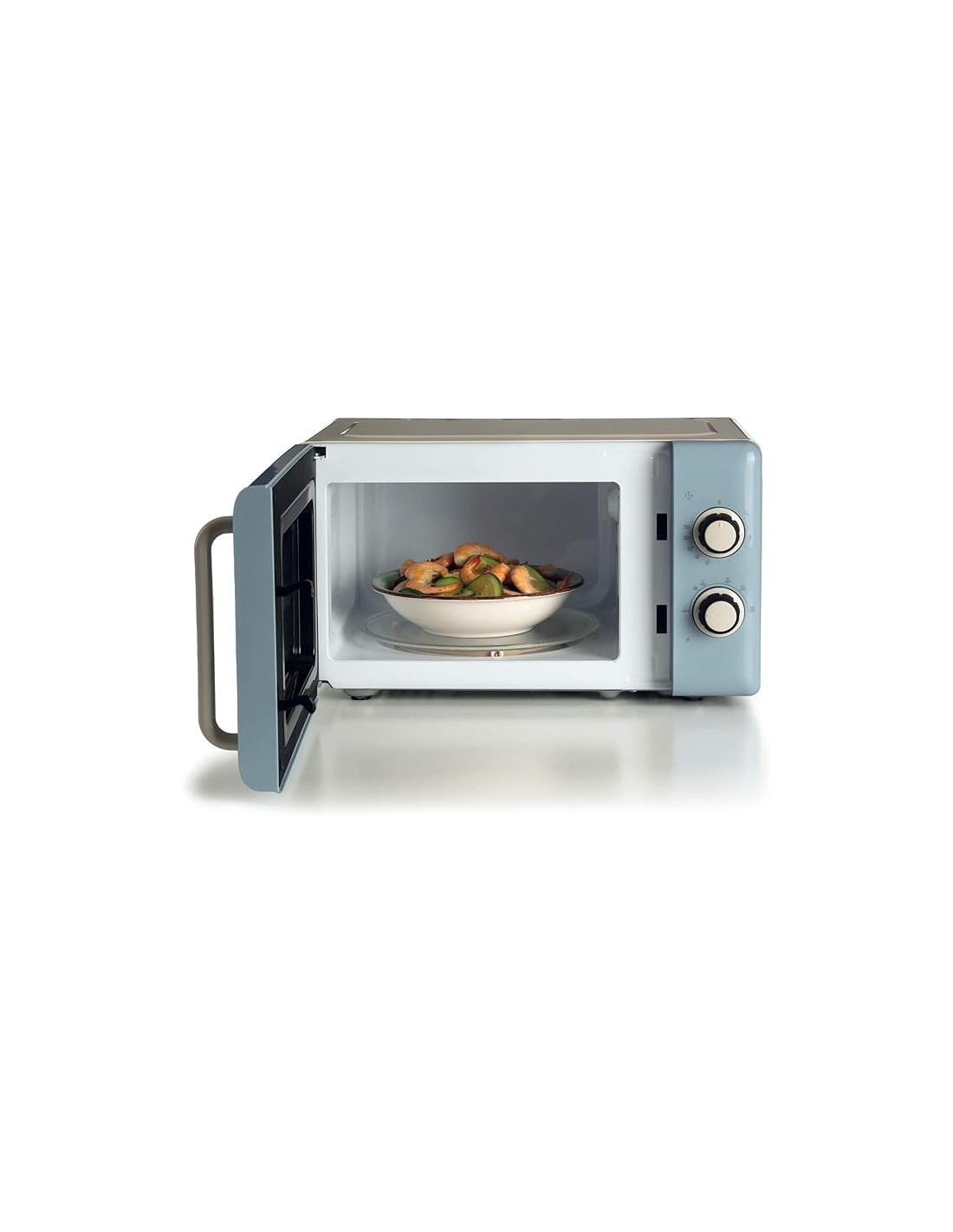 FORNI E MICROONDE: vendita online Ariete 3960 Forno a Microonde Vintage, 800W, 20 Litri, 6 Livelli, Timer 30 Min, Celeste in ...