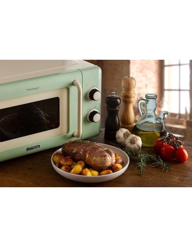 FORNI E MICROONDE: vendita online Ariete 3960 Forno a Microonde Vintage, 800W, 20 Litri, 6 Livelli, Timer 30 Min, Verde in of...
