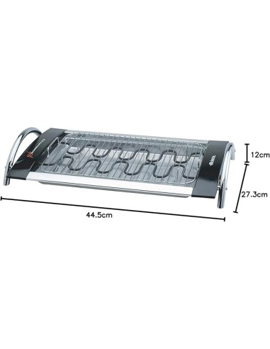 PIASTRE - TOSTAPANE - BISTECCHIERE: vendita online Ariete Griglia Churrasco Grill, 2000W, 44,5x27,3 cm, Termostato, Vassoio A...