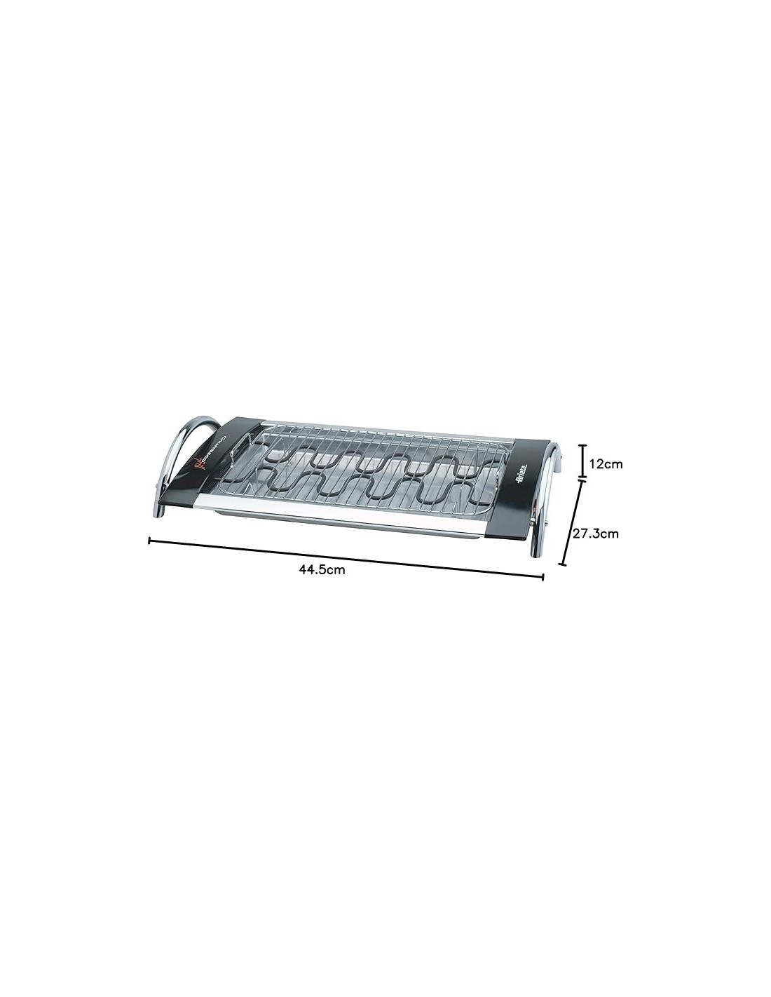 PIASTRE - TOSTAPANE - BISTECCHIERE: vendita online Ariete Griglia Churrasco Grill, 2000W, 44,5x27,3 cm, Termostato, Vassoio A...