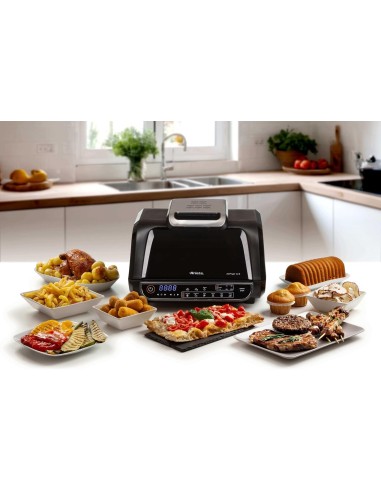 FRIGGITRICI: vendita online Ariete 4635 Air Fryer Grill, Friggitrice ad Aria, Griglia, 8L, 1700W, 8 Funzioni, Timer, Nero in ...
