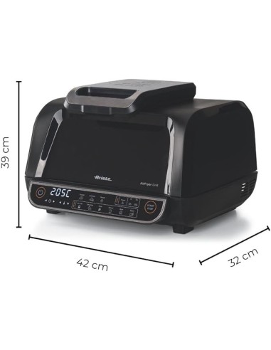 FRIGGITRICI: vendita online Ariete 4635 Air Fryer Grill, Friggitrice ad Aria, Griglia, 8L, 1700W, 8 Funzioni, Timer, Nero in ...