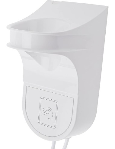 ASCIUGACAPELLI: vendita online Asciugacapelli DCG HTW1028, 1600W, 2 velocità, 3 temperature, Bianco, Diffusore, Foro per Appe...