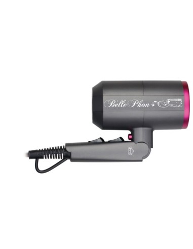 ASCIUGACAPELLI: vendita online Phon Professionale BELLE, Motore AC 1800-2200W, 2 Velocità, 3 Temperature, Impugnatura Pieghev...