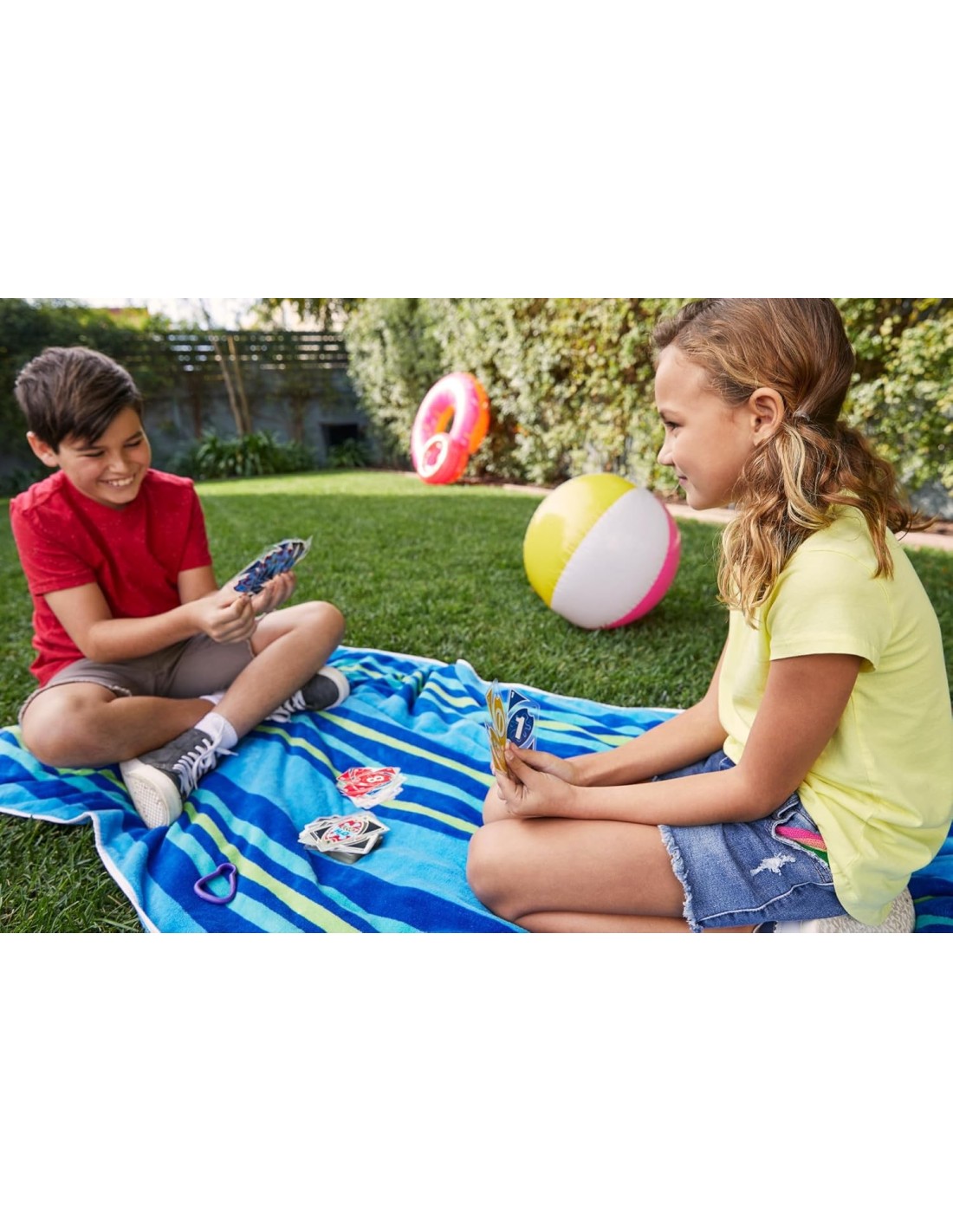 GIOCATTOLO PUBBLICIZZATO: vendita online UNO H2O, Gioco di Carte Resistente all'Acqua, Carte Plastificate, Clip Portamazzo, G...