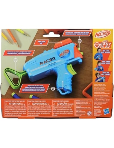 NERF F8637 ELITE JR. RACER, BLASTER LANCIA DARDI, GIOCO PER BAMBINI +6 ANNI
