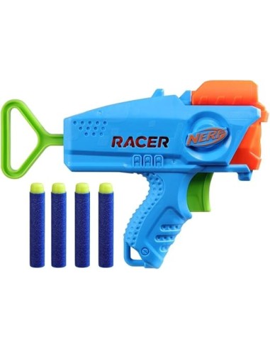 NERF F8637 ELITE JR. RACER, BLASTER LANCIA DARDI, GIOCO PER BAMBINI +6 ANNI