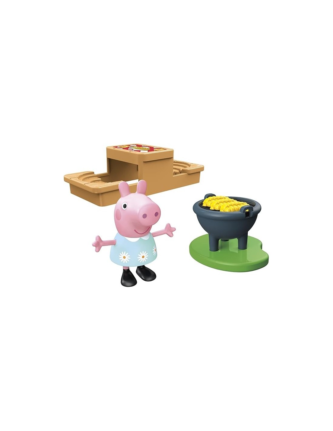 PEPPA PIG F2516, PLAYSET PICNIC CON PERSONAGGIO, ACCESSORI MERENDA, GIOCO BAMBINI +3 ANNI