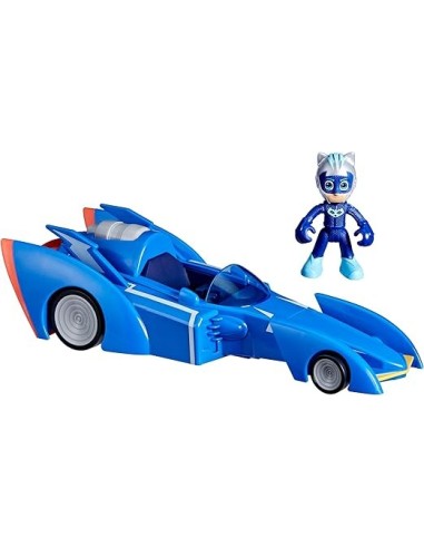 PJ MASKS F6213 CAT RACER CON PERSONAGGIO, VEICOLO SUPER PIGIAMINI, GIOCATTOLO PER BAMBINI