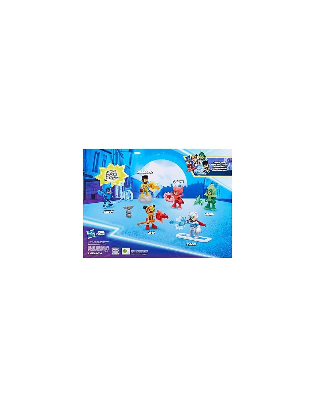 PJMASK F7593 PLAYSET 6 PERSONAGGI CON ACCESSORI