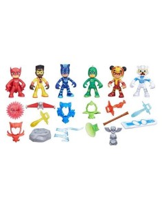 PJMASK F7593 PLAYSET 6 PERSONAGGI CON ACCESSORI 2