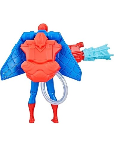 SPIDERMAN F8294, PERSONAGGIO BLAST WATER, ACTION FIGURE 15CM, GIOCATTOLO MARVEL PER BAMBINI