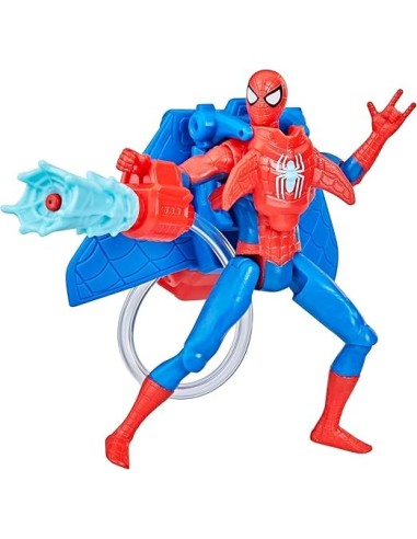 SPIDERMAN F8294, PERSONAGGIO BLAST WATER, ACTION FIGURE 15CM, GIOCATTOLO MARVEL PER BAMBINI
