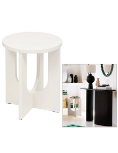 TAVOLINO 206046A BLOOM AVORIO 50X40CM MDF