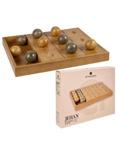 OGGETTISTICA: vendita online Gioco di Tris Jehan, Legno Naturale, Marrone, 40 x 30 x 4 cm in offerta