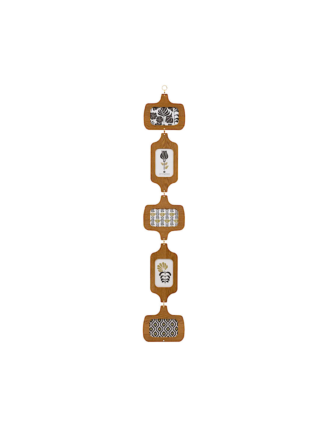 PORTAFOTO 206421 ISAURA 5CORNICI H125CM MDF