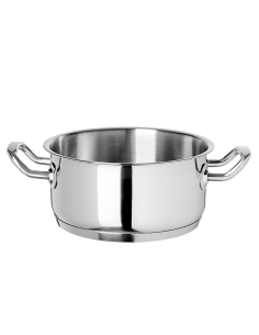 MUSA CASSERUOLA 24CM 2MANICI INOX 18/10