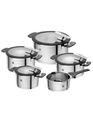 SIMPLIFY BATTERIA PENTOLE 5PZ ACCIAIO INOX