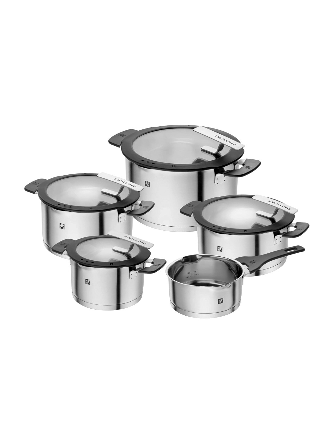 SIMPLIFY BATTERIA PENTOLE 5PZ ACCIAIO INOX