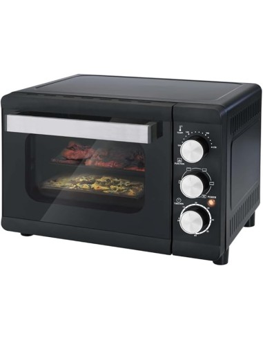 FORNI E MICROONDE: vendita online Forno elettrico ventilato, 46x38 cm, H 31 cm, 1380W, doppio vetro, timer 60 minuti, 100-230...