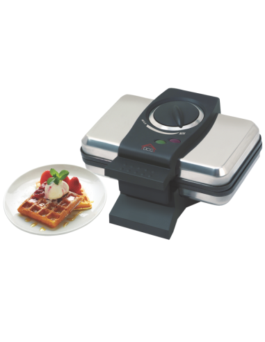 PIASTRE - TOSTAPANE - BISTECCHIERE: vendita online Waffle maker certificazione A13, acciaio inox, termostato regolabile, luce...