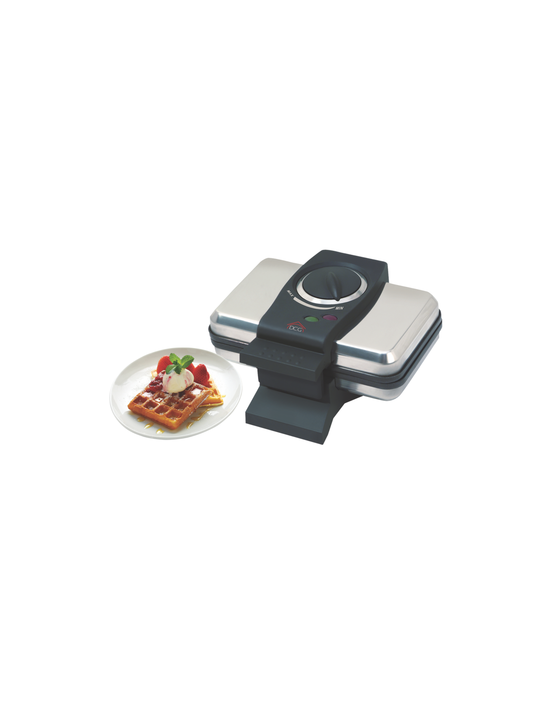 PIASTRE - TOSTAPANE - BISTECCHIERE: vendita online Waffle maker certificazione A13, acciaio inox, termostato regolabile, luce...