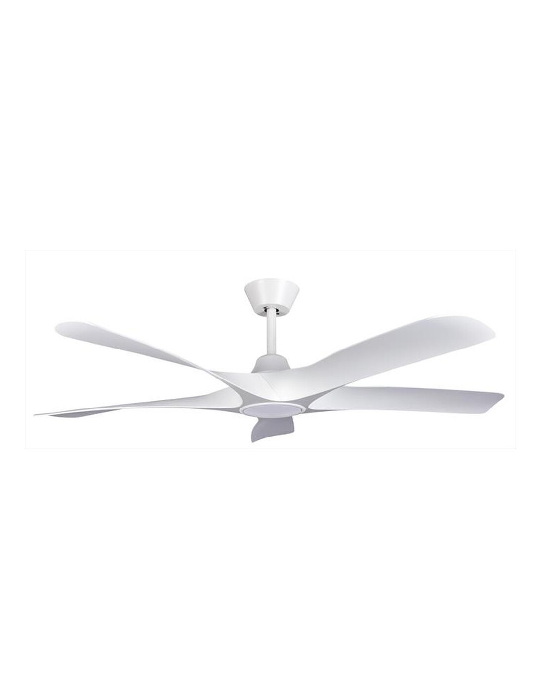 VENTILATORI: vendita online Ventilatore da soffitto, 5 pale bianche, diametro 142 cm, luce LED, con telecomando, timer, 72W i...