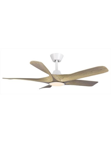 VENTILATORI: vendita online DCG ELTRONIC Ventilatore da soffitto, 5 pale legno, 72W, con lampada, timer, telecomando in offerta